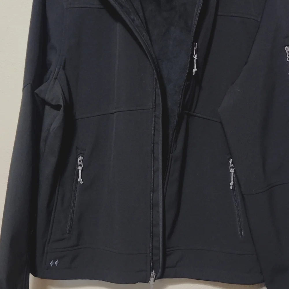 Black Diamond Double Diamond Men's Black Zip Up Jacket Size XL EUC